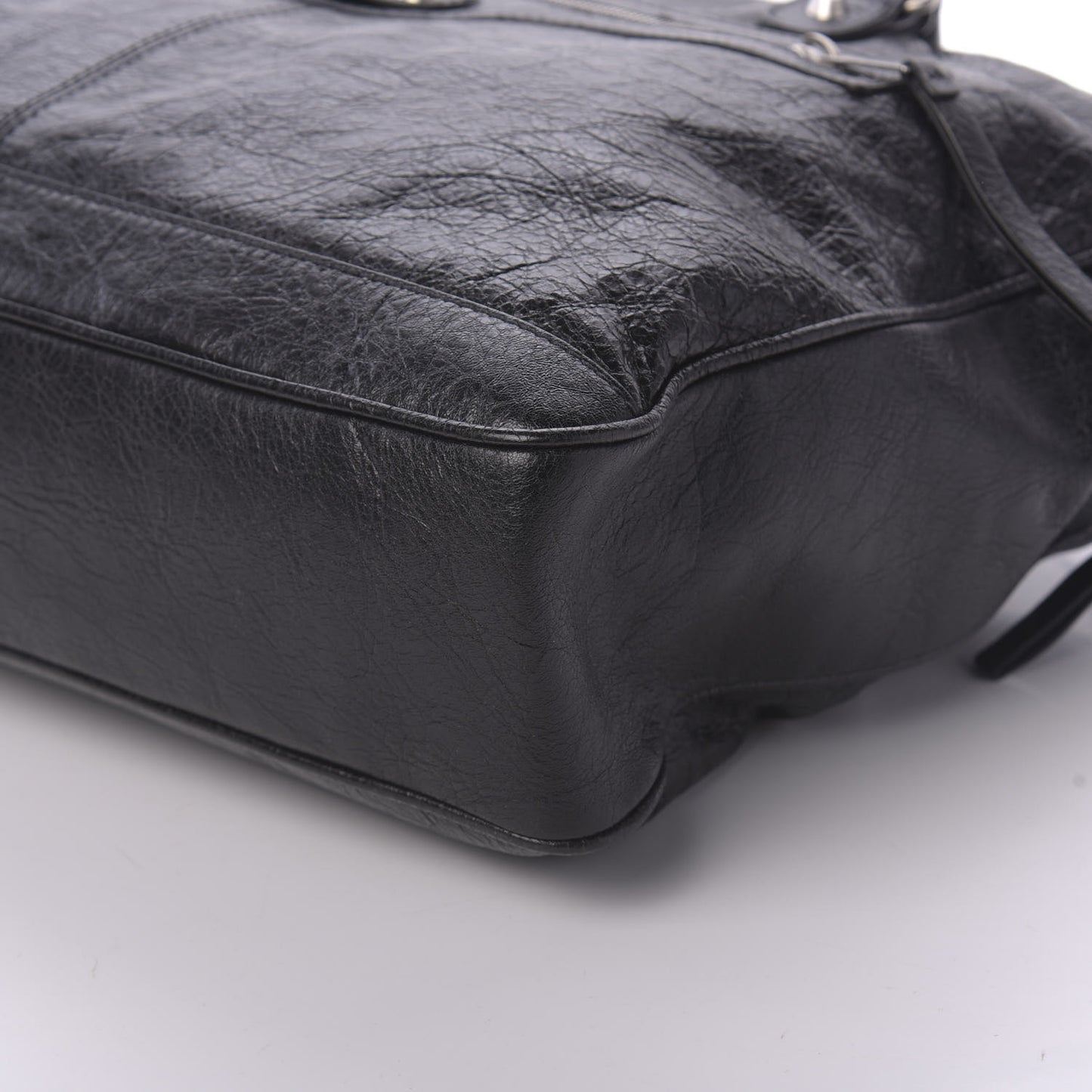 Agneau Classic Hardware Mini Folder Black