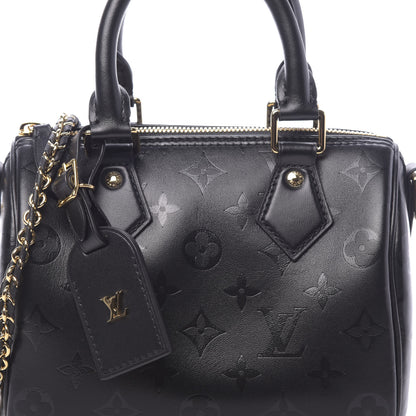 Louis Vuitton Monogram Ink Speedy BB Black 6 of 9