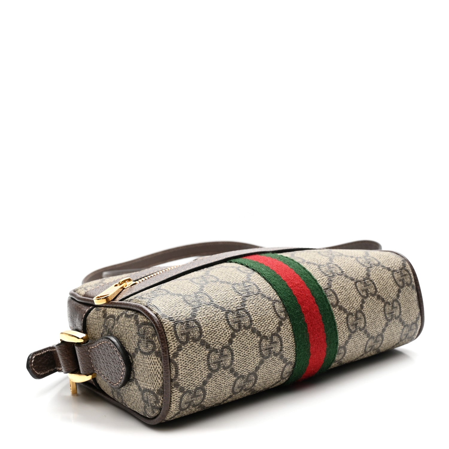 新品未使用GUCCI GG Supreme ショルダーバッグ Gucci GG Supreme Monogram Web Mini Ophidia Shoulder Bag Brown