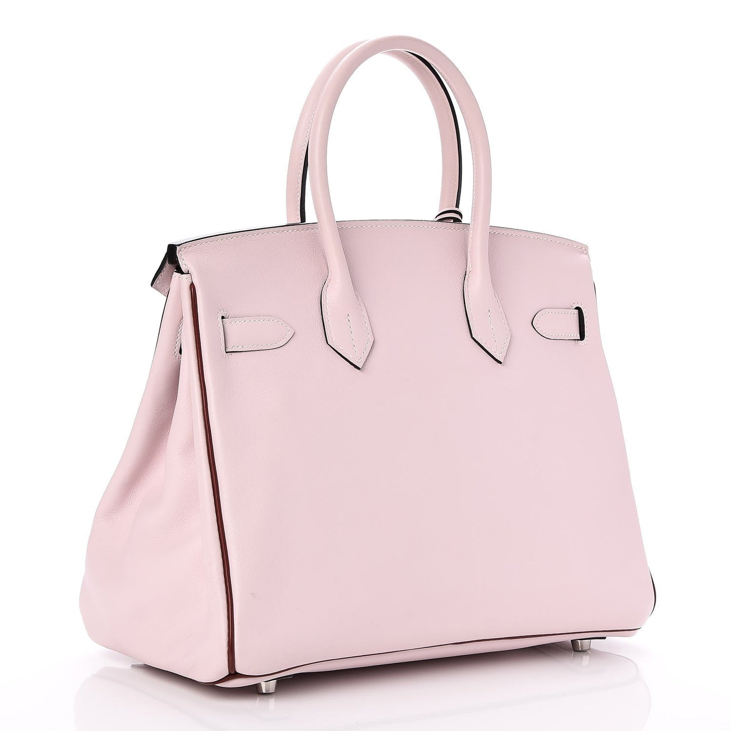 Swift Horseshoe Bi-Color Birkin 30 Rose Dragee Rouge H