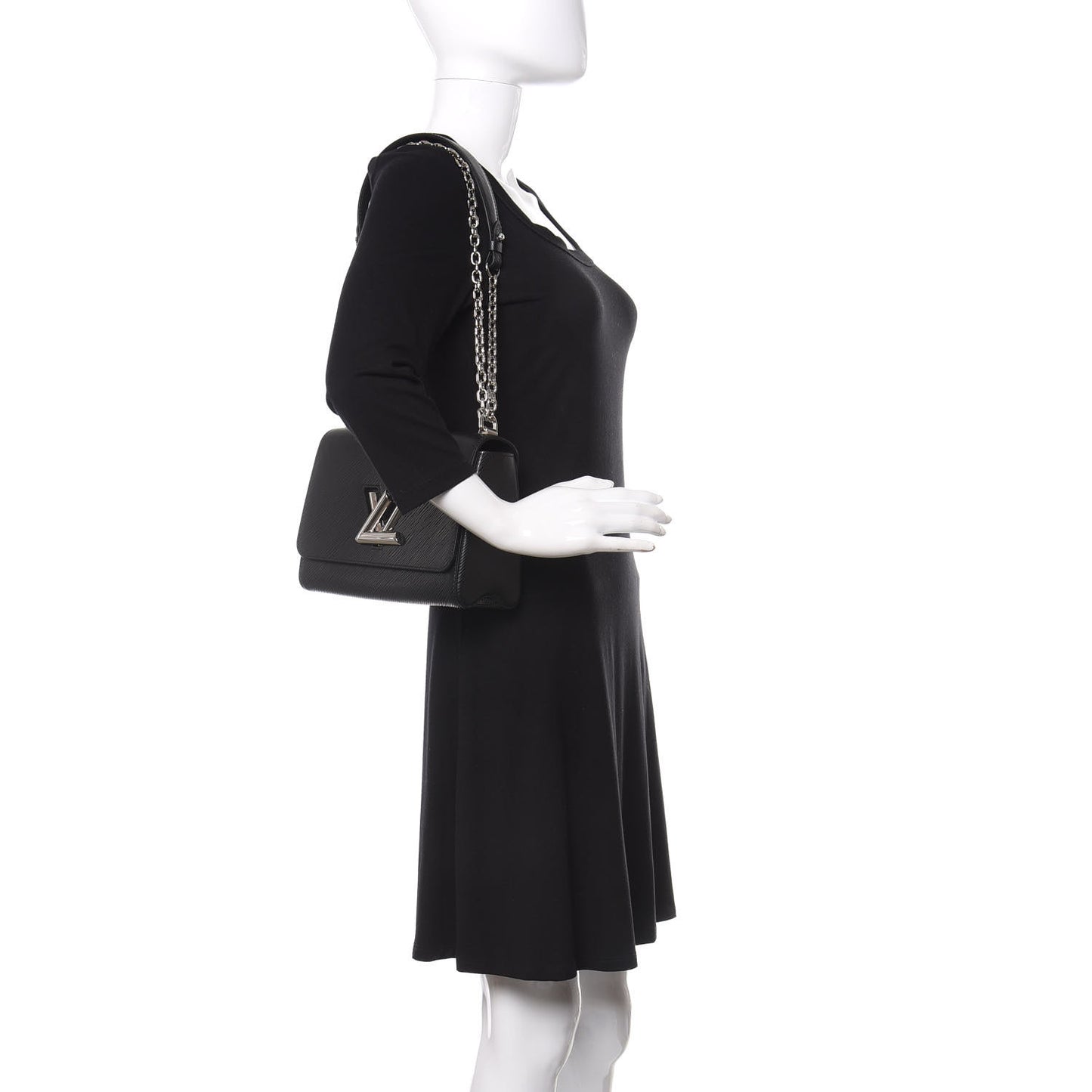 Epi Twist Shoulder Bag MM Black