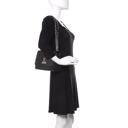 Louis Vuitton Epi Twist Shoulder Bag MM Black 2 of 9