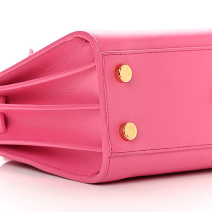 Saint Laurent Calfskin Sac De Jour Nano Lipstick Fuchsia 8 of 15