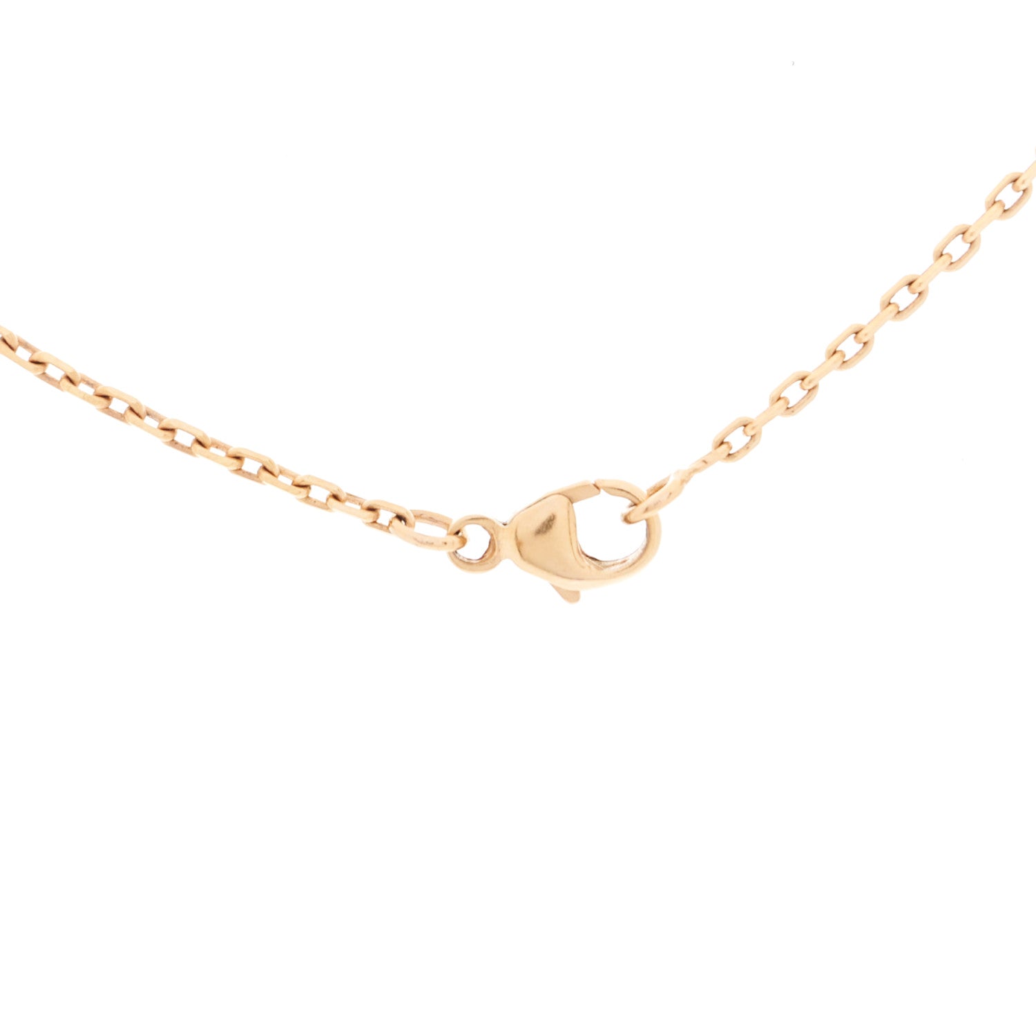 Hermes Lacquered Gold Mini Pop H Pendant Necklace Rose Dragee 4 of 6