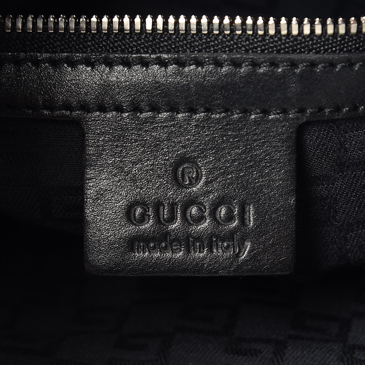 Gucci Canvas GG Reins Shoulder Bag Black 6 of 15
