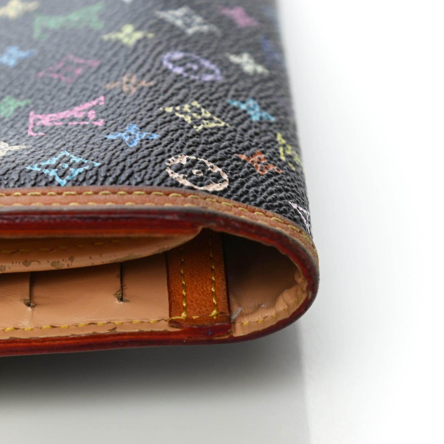 Monogram Multicolor Porte Tresor International Wallet Black