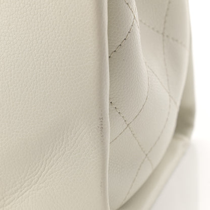 Chanel Caviar CC Tote White 14 of 16