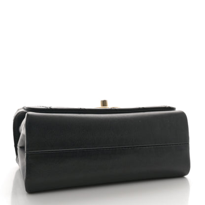 Chanel Calfskin Quilted Pearl Jewel Chain Flap Black 4 of 15