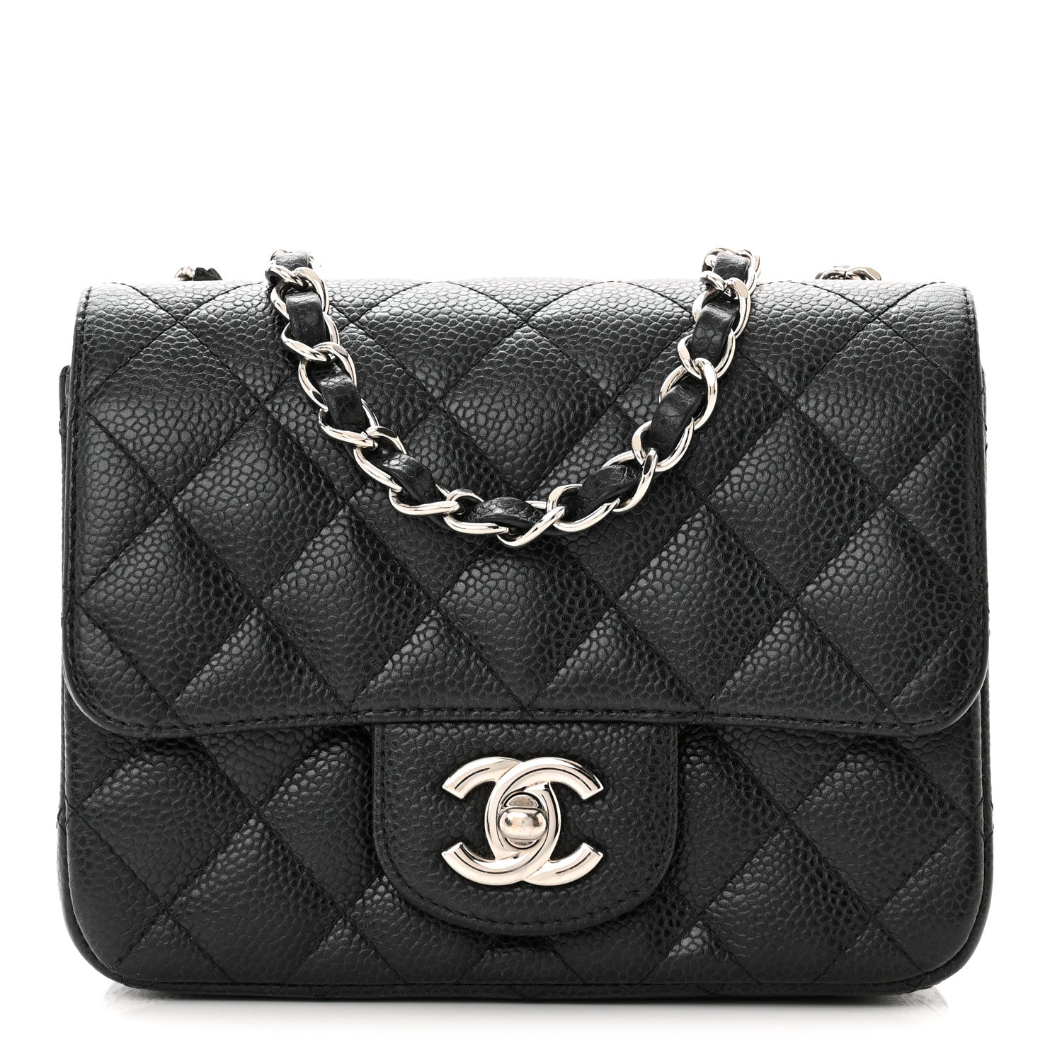 Chanel Caviar Quilted Mini Square Flap Black 1 of 13