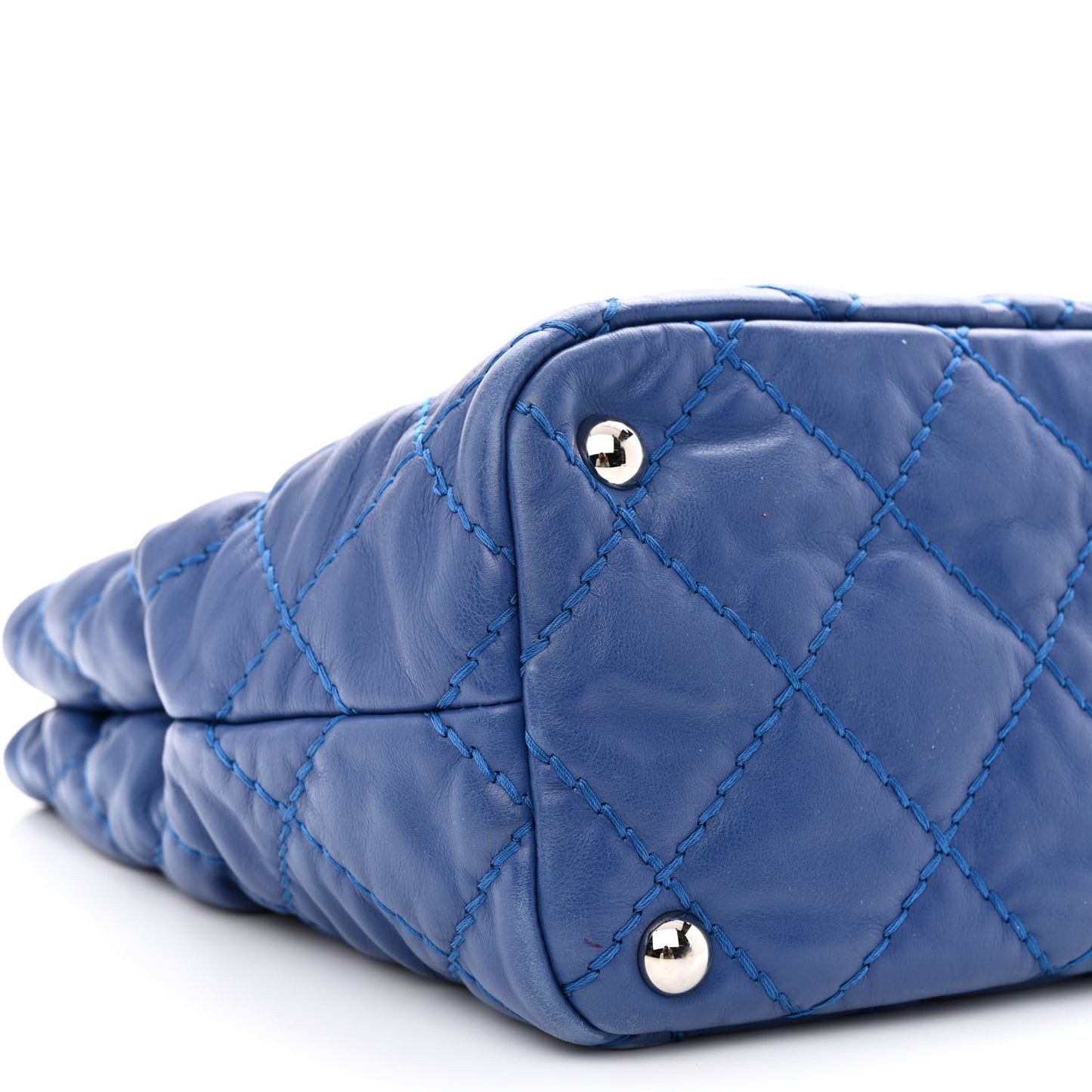 Calfskin Love Me Tender Small Tote Blue