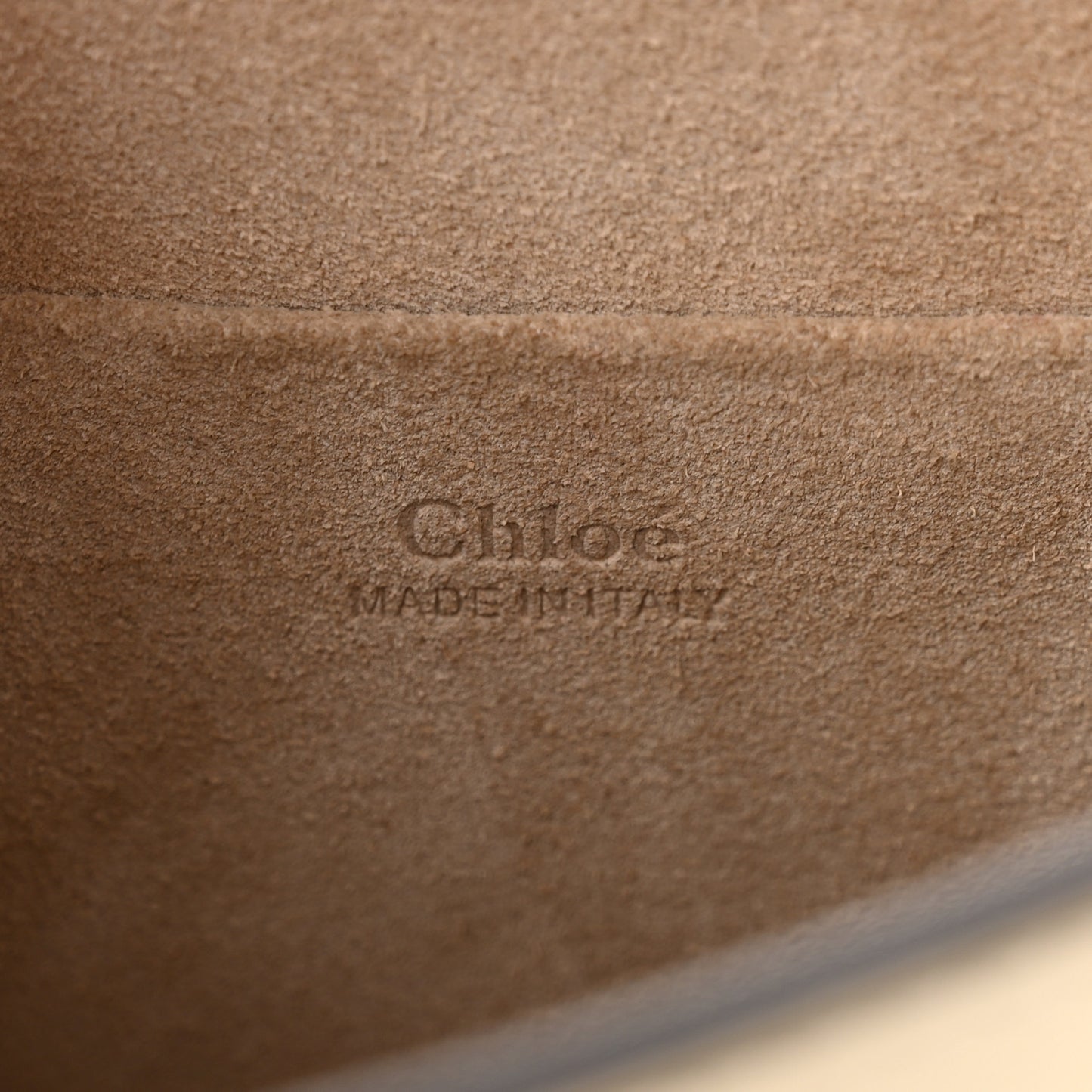 Calfskin Suede Medium Nile Bracelet Bag Off White