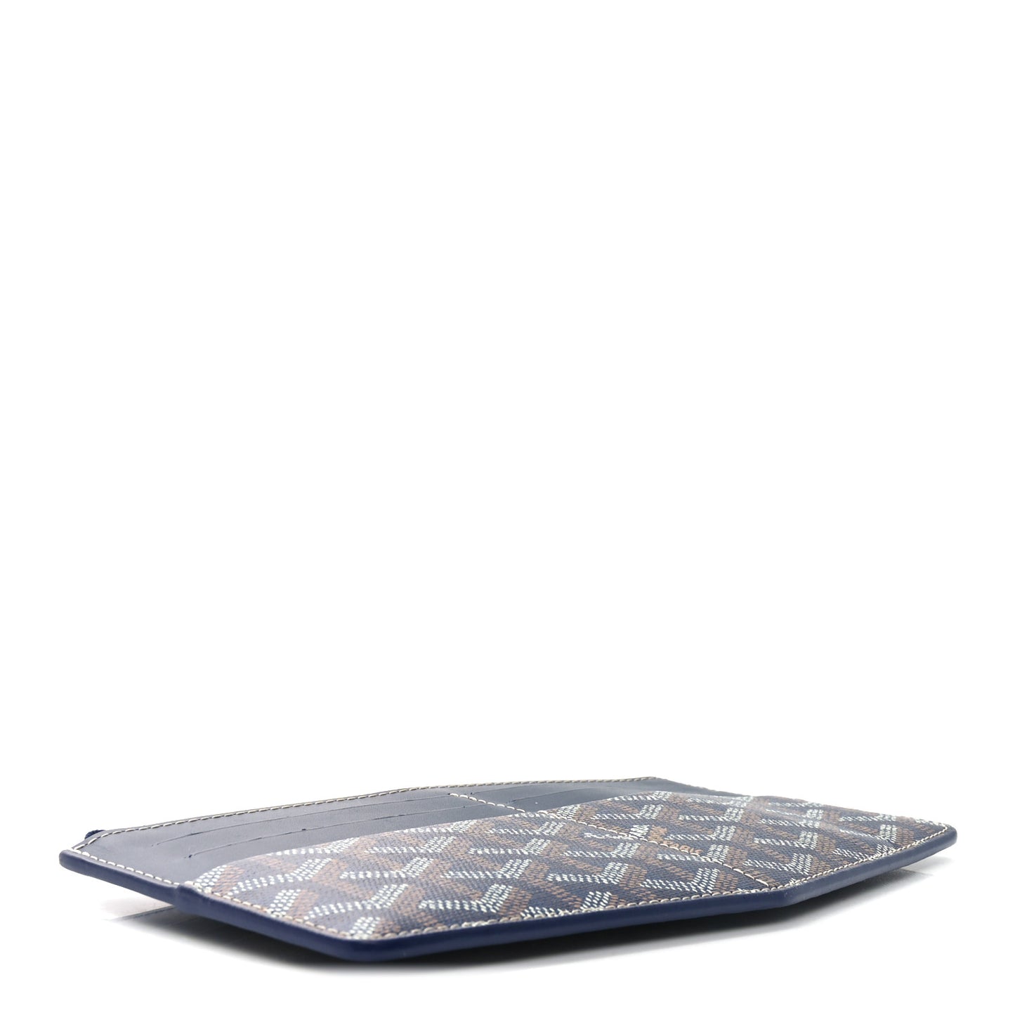 Goyardine Insert Louise Wallet Navy