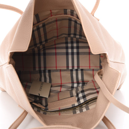 Burberry London Grainy Calfskin Medium Baynard Tote Light Nude 5 of 11