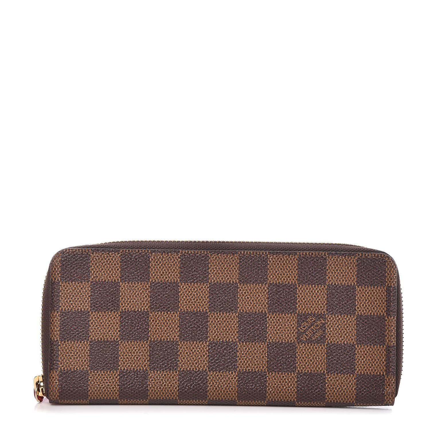 Louis Vuitton Damier Ebene Clemence Wallet Cherry 1 of 6