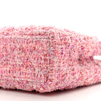 Chanel Tweed Quilted Nano Kelly Shopper Pink 9 of 11