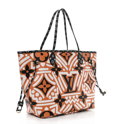 Louis Vuitton Monogram Giant Crafty Neverfull MM Creme Caramel 6 of 9