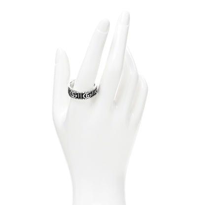 Gucci Sterling Silver Double G Band Ring 65 11 2 of 4
