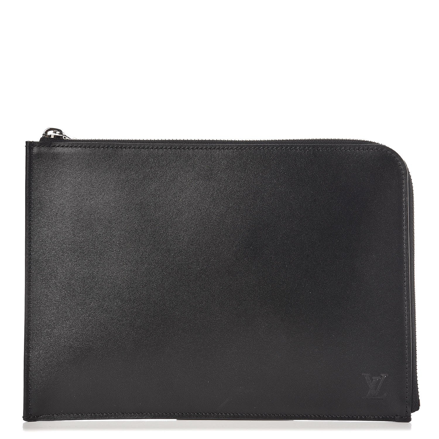Louis Vuitton Calfskin Souple Pochette Jour PM Black 1 of 7
