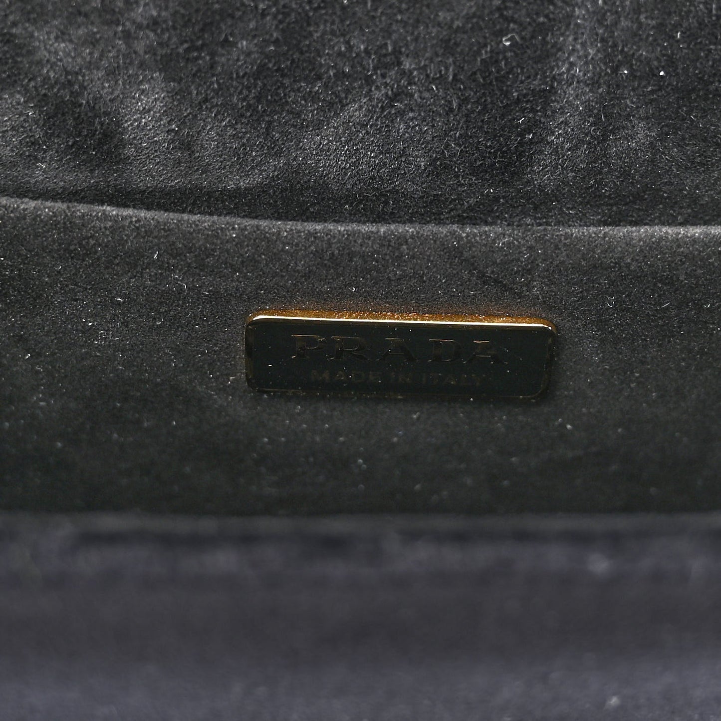 Velluto Ricamo Cahier Shoulder Bag Black