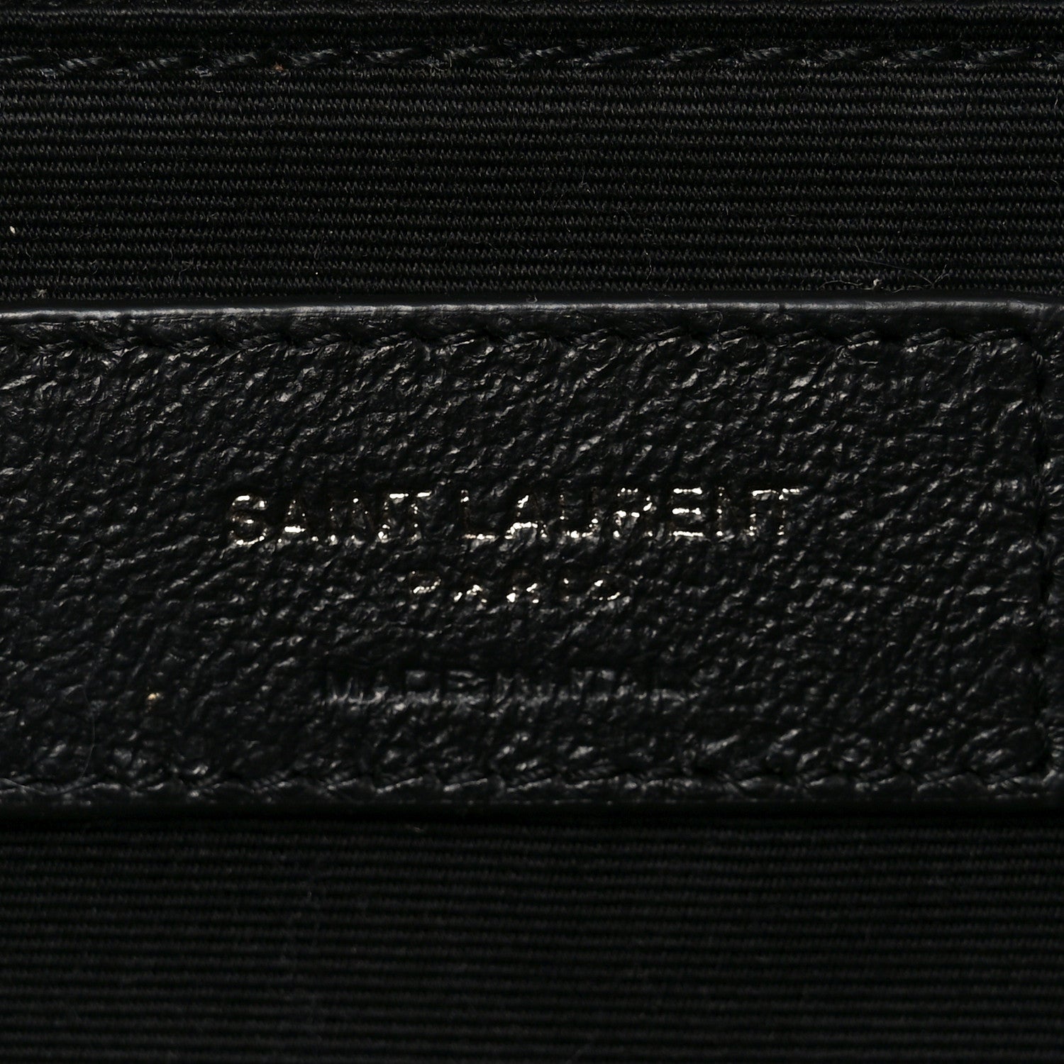 Saint Laurent Grained Lambskin Monogram Large Niki Chain Satchel Black 6 of 10