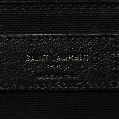 Saint Laurent Grained Lambskin Monogram Large Niki Chain Satchel Black 6 of 10
