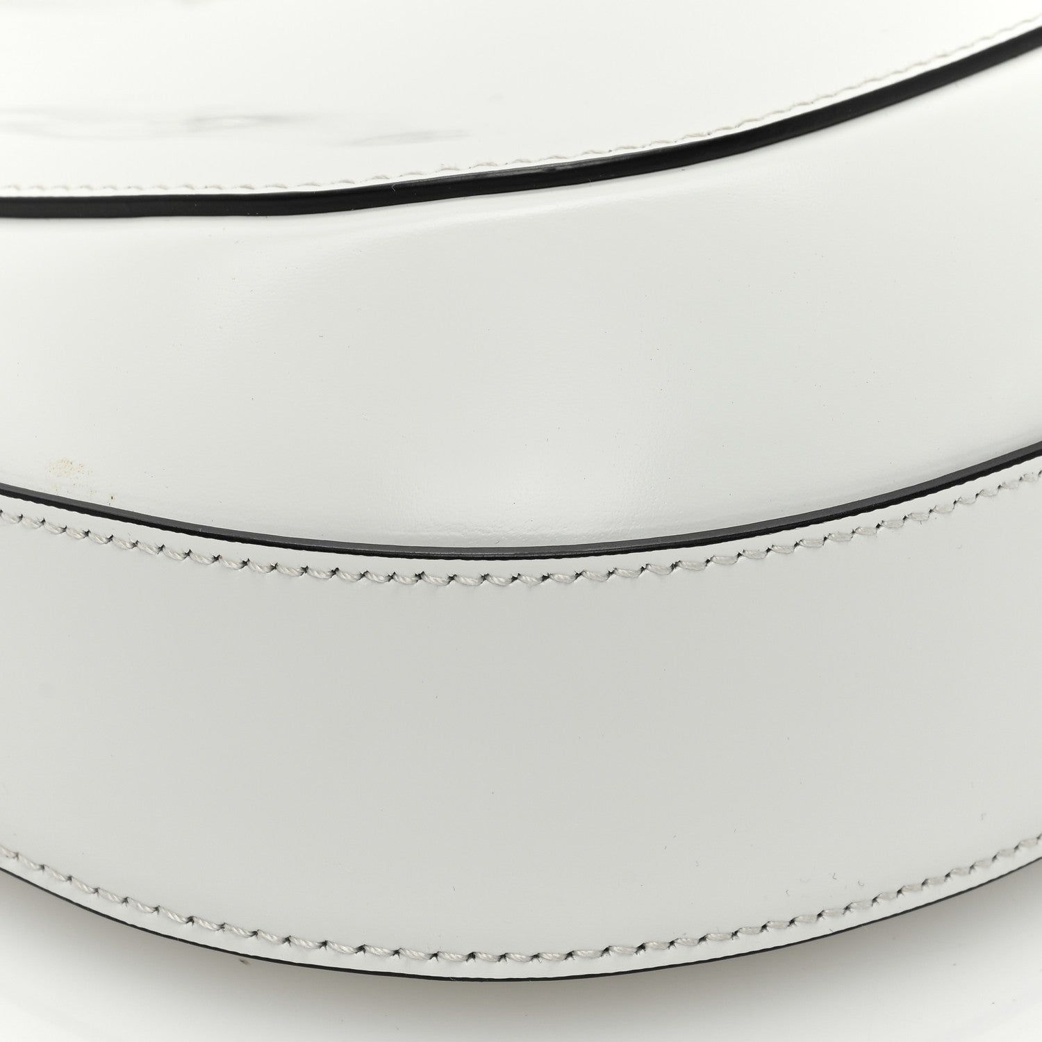 Prada Spazzolato Cleo Adjustable Strap Shoulder Bag White 7 of 8