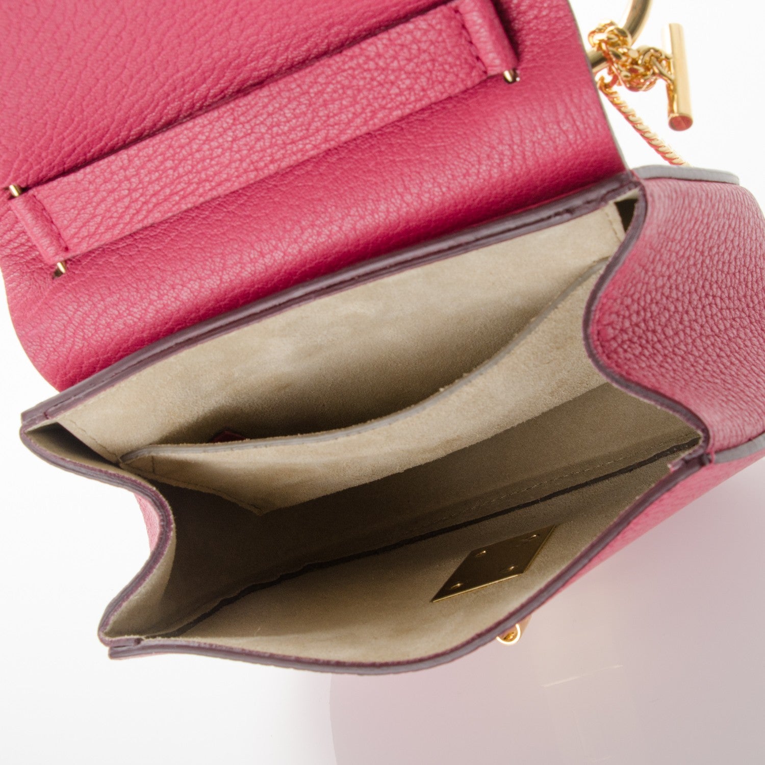Chloe Grained Lambskin Mini Drew Shoulder Bag Dreamy Pink 6 of 6