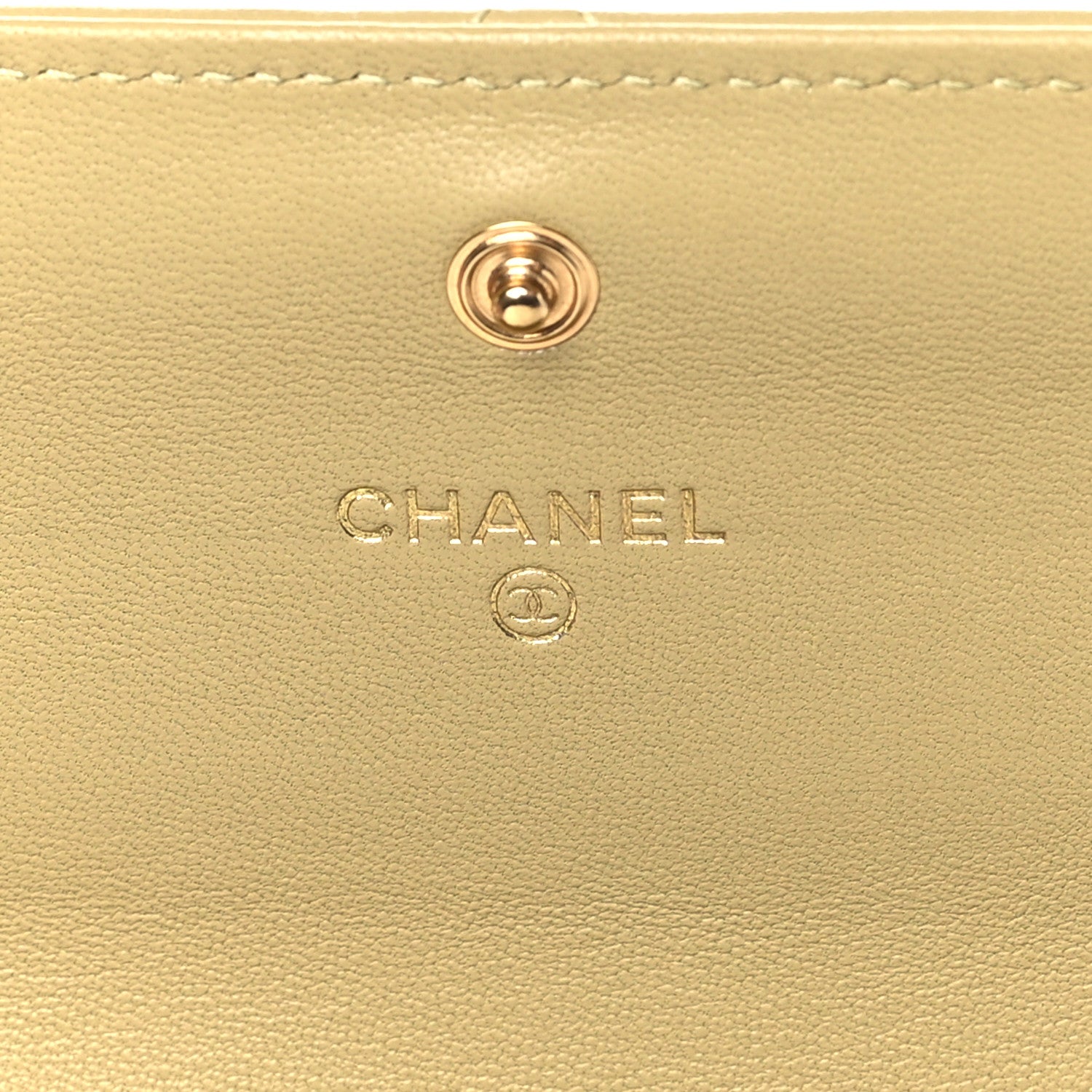 Chanel Lambskin Quilted Chanel 19 Flap Wallet 6 of 11