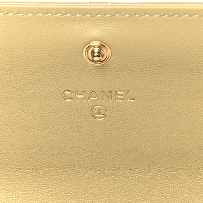 Chanel Lambskin Quilted Chanel 19 Flap Wallet 6 of 11