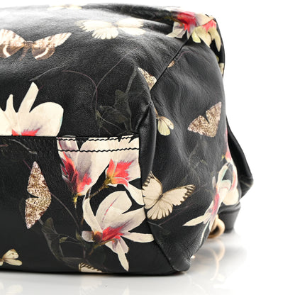 Givenchy Lambskin Magnolia and Moth Print Mini Pandora Black 11 of 16