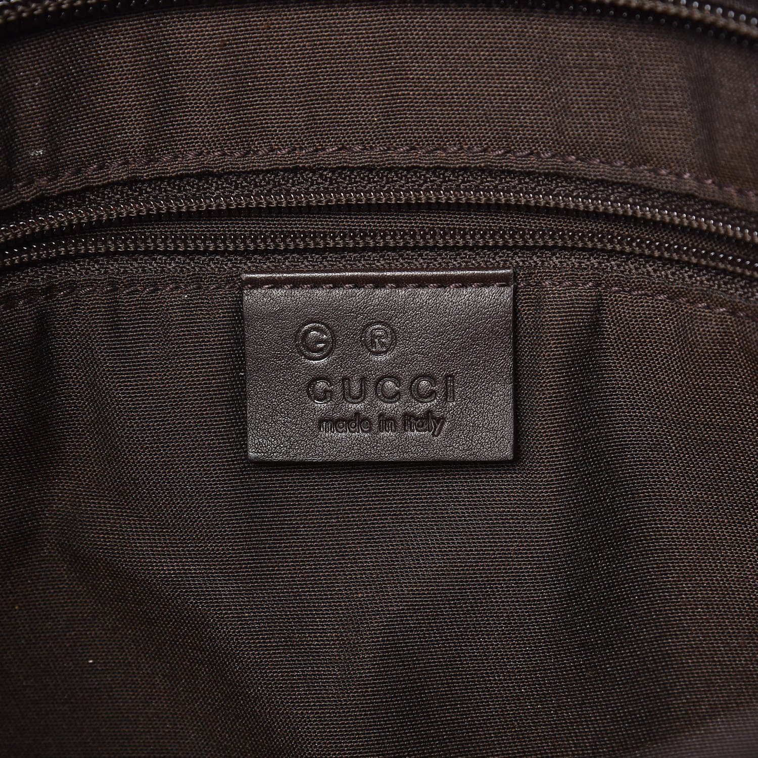 Gucci GG Supreme Monogram Web Flat Messenger Bag Dark Brown 6 of 7