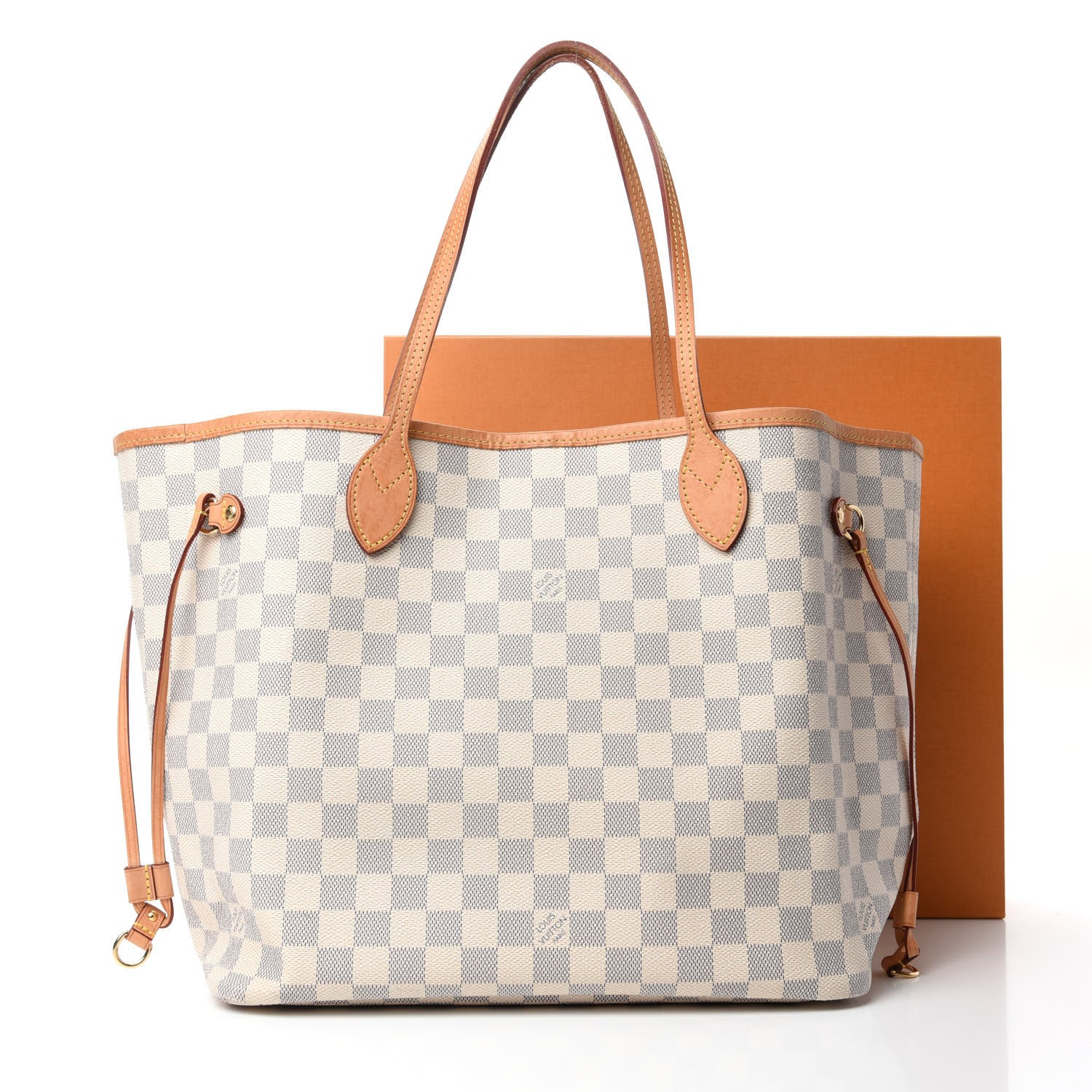 Louis Vuitton Damier Azur Neo Neverfull MM Rose Ballerine 12 of 12