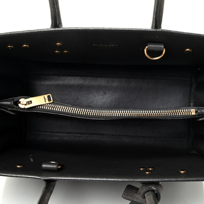 Saint Laurent Crocodile Embossed Nubuck Baby Sac De Jour Coal 4 of 4