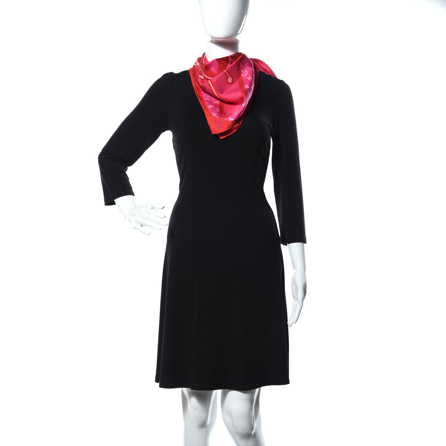 Silk Square Scarf Pink