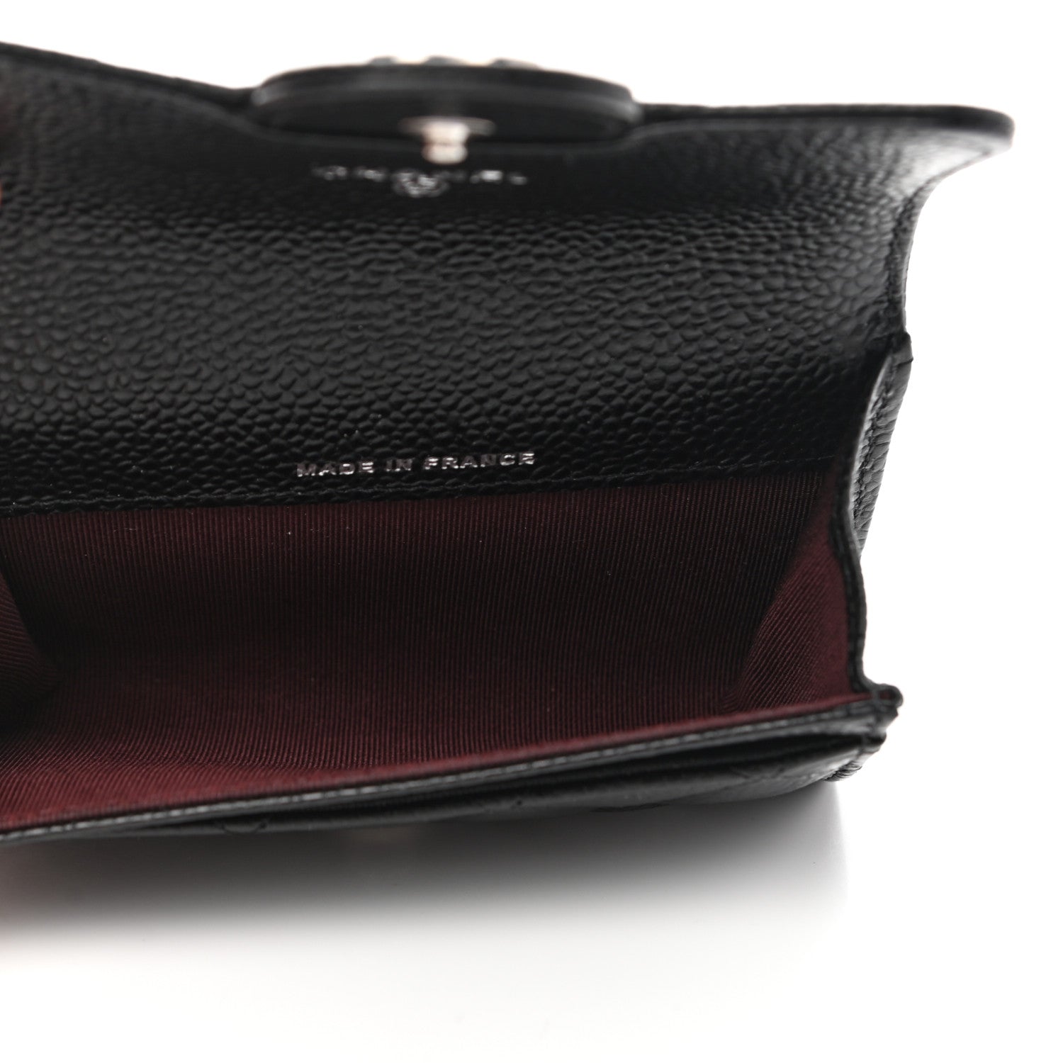 Chanel Caviar Quilted Flap Card Holder Black 5 of 8