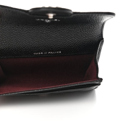 Chanel Caviar Quilted Flap Card Holder Black 5 of 8