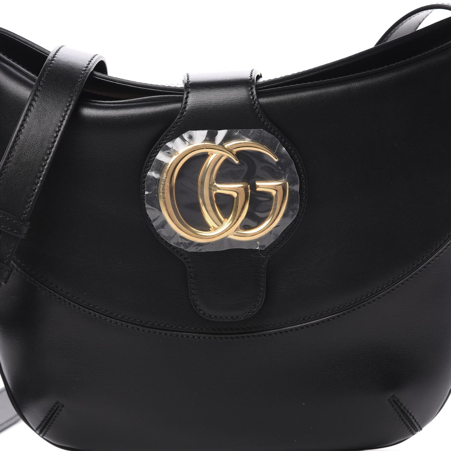 Calfskin Medium Arli Shoulder Bag Black