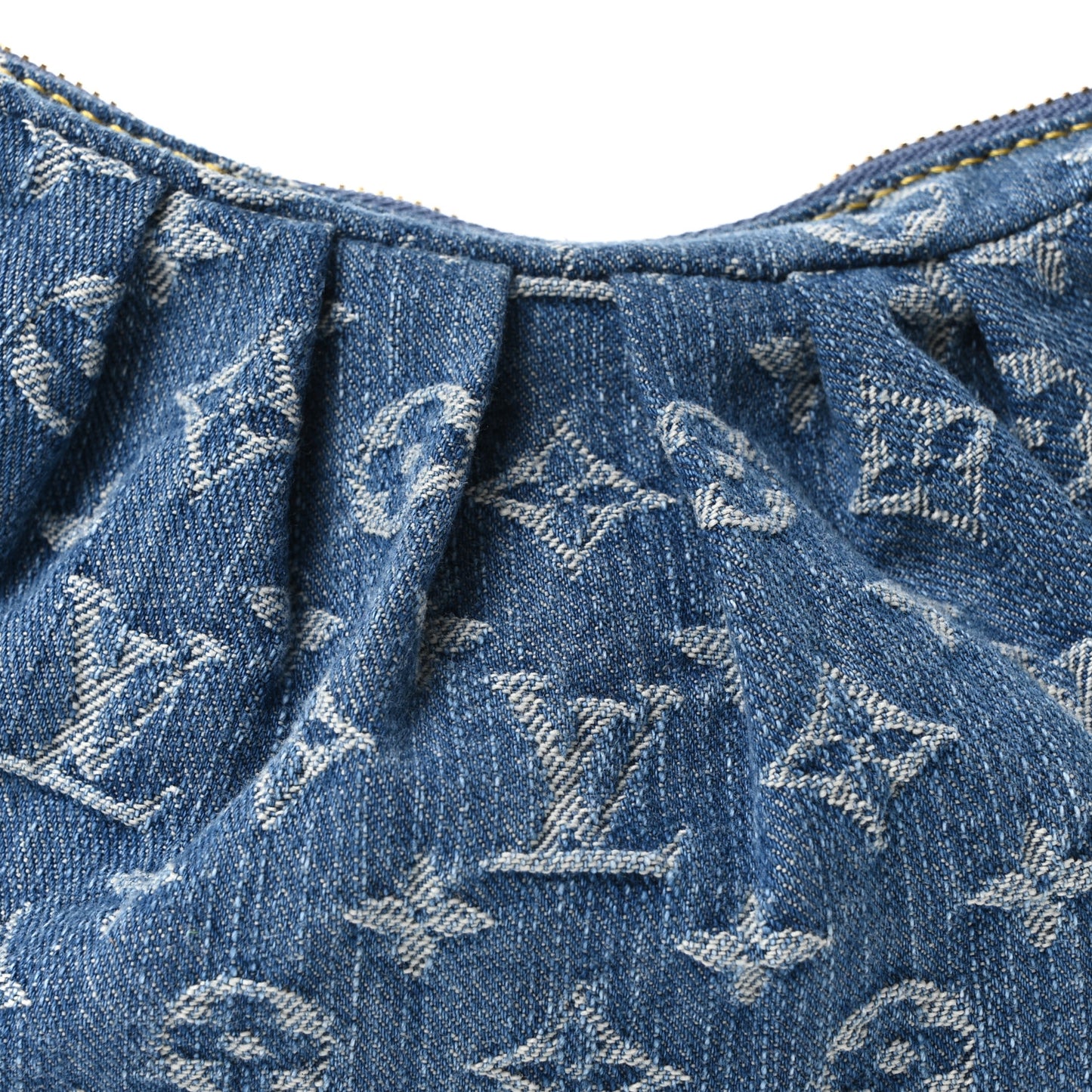 Monogram Denim Pochette Valley Blue