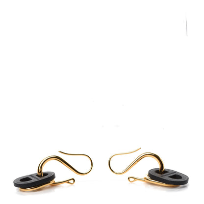 Hermes Swift O'Maillon Earrings Black 3 of 8