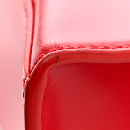 Balenciaga Shiny Box Calfskin Small Hourglass Top Handle Bag Bright Red 11 of 11
