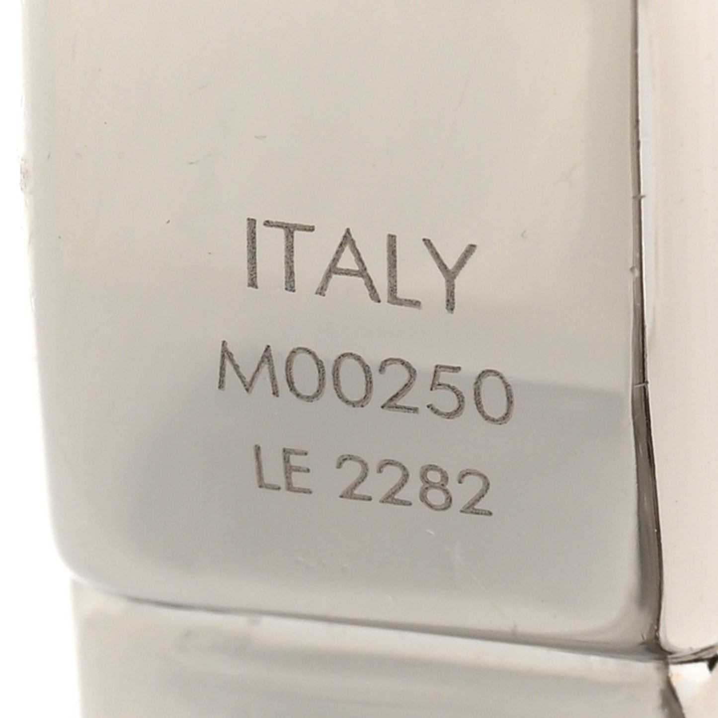 Brass Palladium Plated Nanogram Cuff M Silver