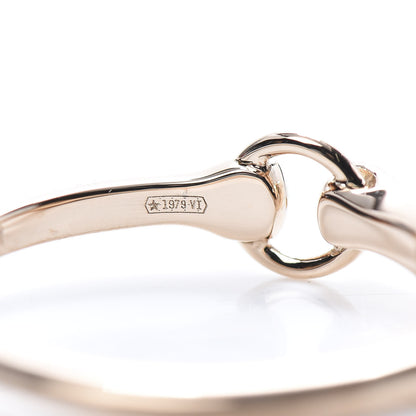 Hermes 18K Rose Gold Diamond TPM Galop Ring 51 5.75 7 of 9