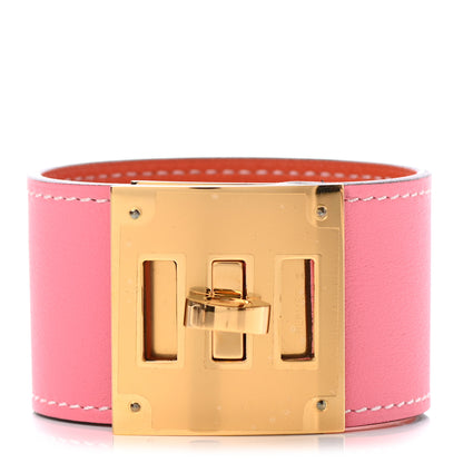 Hermes Swift Kelly Dog Bracelet T2 Rose D'Ete Orange 1 of 6