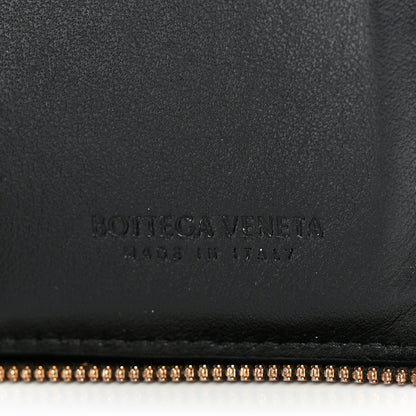 Bottega Veneta Calfskin Maxi Intreccio Zip Around Wallet Black 7 of 9