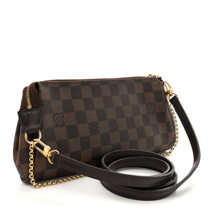 Louis Vuitton Damier Ebene Eva Clutch 3 of 15