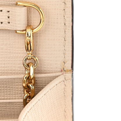 Fendi Vitello Elite Monster Eyes Studded Tube Wallet on Chain Ghiaccio Black Multicolor 9 of 10