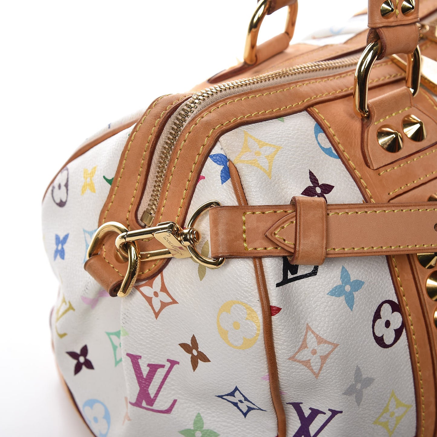 Monogram Multicolor Courtney MM White