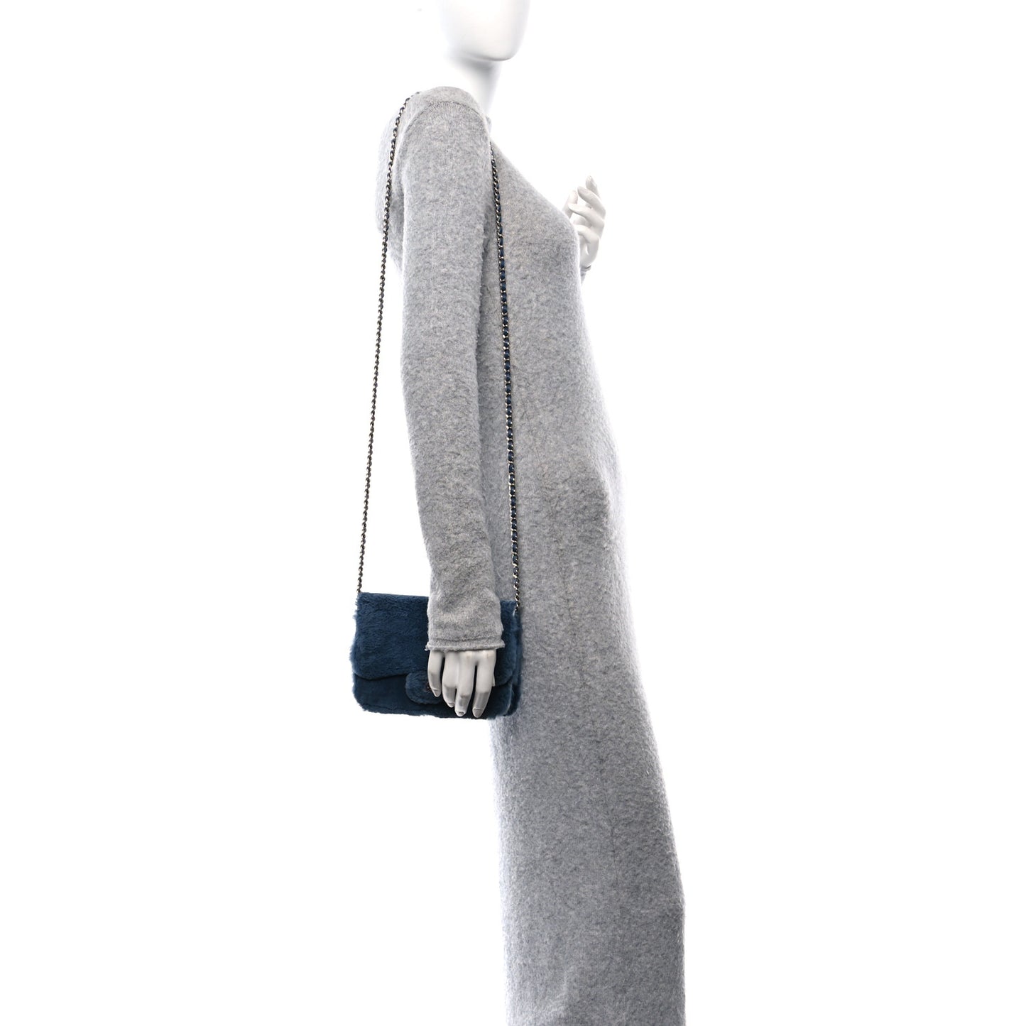Rabbit Fur Wallet On Chain WOC Blue