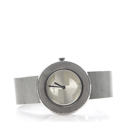 Gucci Stainless Steel 36mm U-Play Mesh Quartz Watch 3 of 6