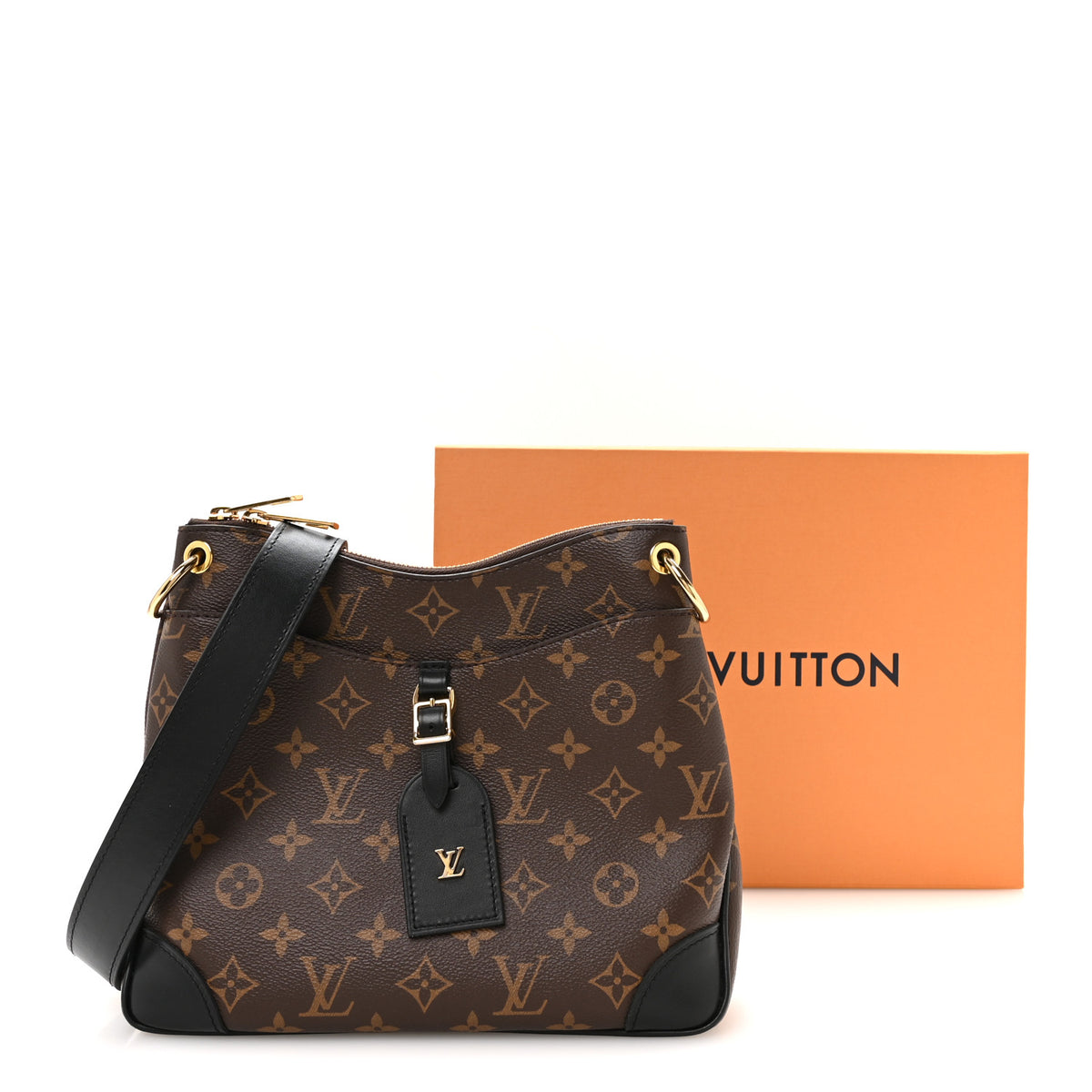 Louis Vuitton Monogram Odeon PM Black 10 of 10